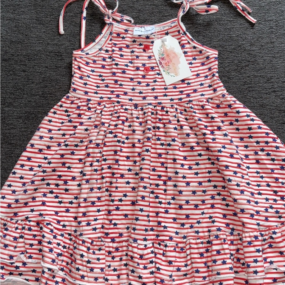 Pleated Red and Pink Halter Sundress